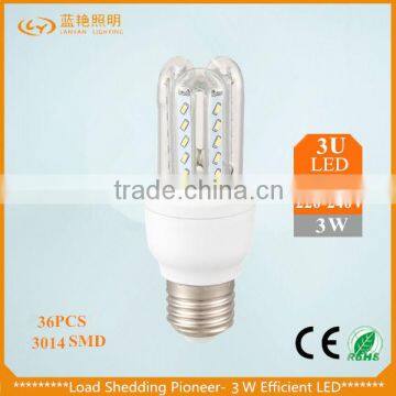 2014 High quality 3W 3U aviator energy saving bulbs made in China, light led  in spain