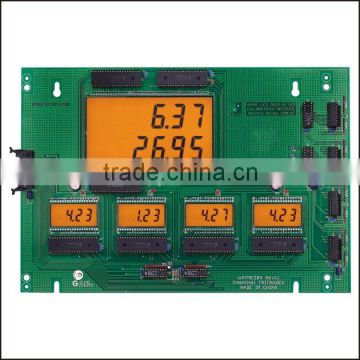 LCD display board for multi fuel dispenser