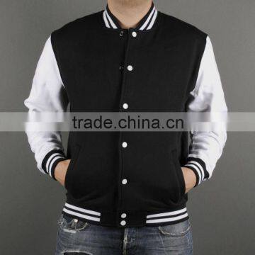 Fleece varsity jacket