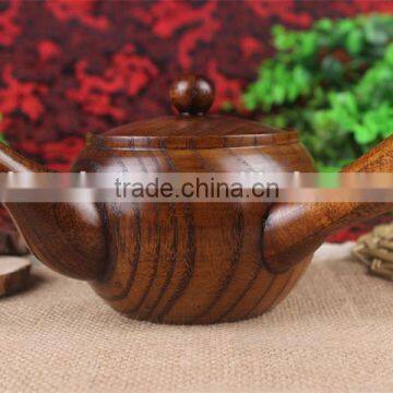 Exquisite production process wooden teapot