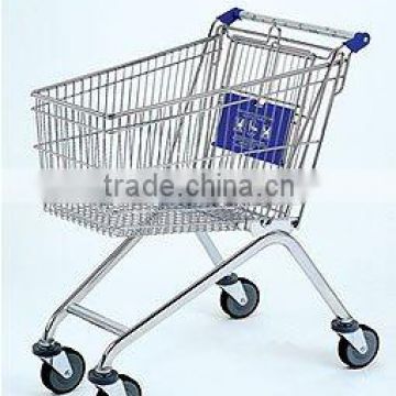 Dachang Manufacturer Supermarket Shopping Trolley Chrome