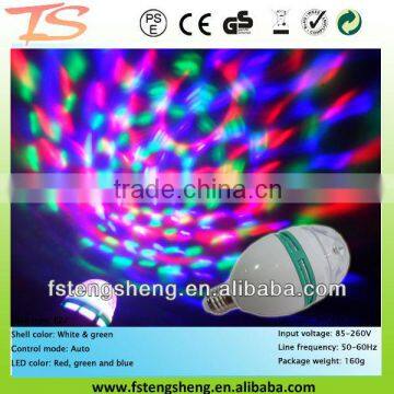 Mini E27 Disco DJ Stage Lighting LED RGB A7 Crystal Ball Effect Lamp Bulb LightLED Stage Lighting Bulb