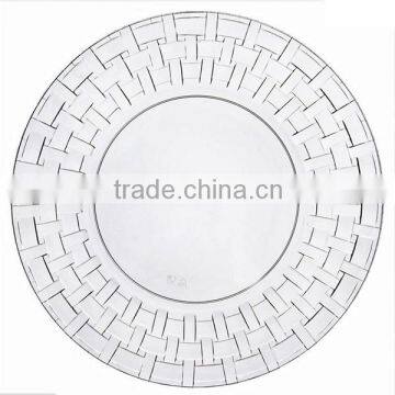 Wholesale Plastic Clear Bamboo Plate