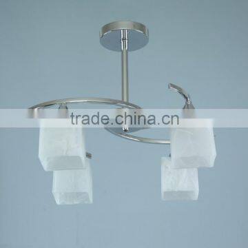 Durable hot square glass ball simple fixture ceiling lamps