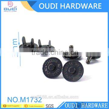 14mm Copper Customized Garment,Stationery Accessories Hot Sale 14mm Magnetic Button Quality Choice