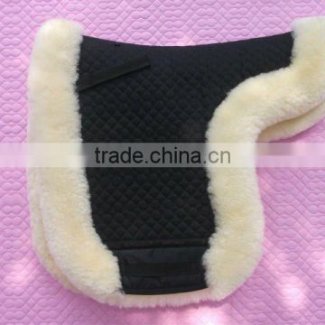 Horse sheepskin saddle pad with 25mm wool length