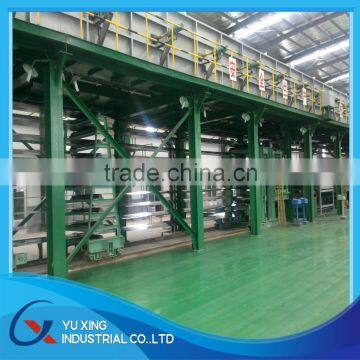 Continuous steel strip galvanizing machine