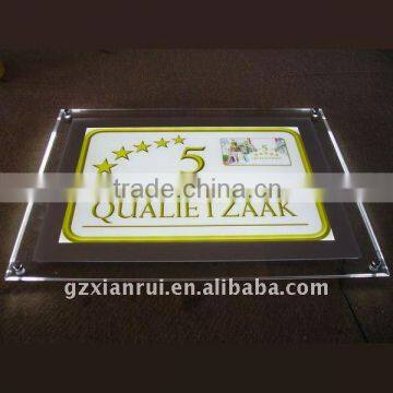 LED Edge Lit Acrylic Signs