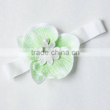 New Style Flower Headband For Kids,Artificial Flower Stretch Headband With Crochet Flower Center