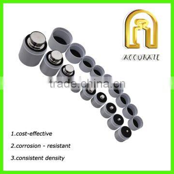 chrome steel calibration weight, M1 class 1mg 2kg test weight kit, balance weight set