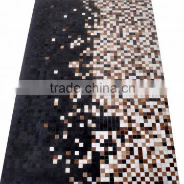 Hair-On Cowhide Leather Carpet With Blanket M-64