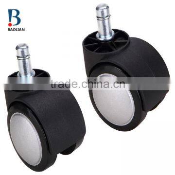 2016 Hot-sale Special Waterproof 2"white Painting Nylon Plastic PU Rubber Coating Caster for Office Chair photo-5