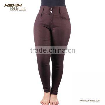 Plus size brown skinny bottoms up butt lifting sculpt shaping jean