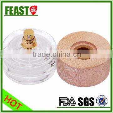 Promotion customized wooden cosmetic packaging, bamboo cream jar with wooden/bamboo lid