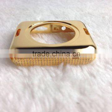 mirror finish for apple watch case gold for apple watch gold housing