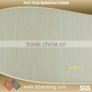 Manufactory Customized embossed wood grain pvc film