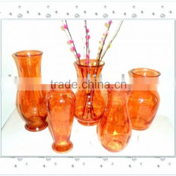 Glass vase/colorful glass vase/clear glass vase