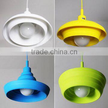 SAA E27 socket Silicon Pendant hanging lamp shades home appliances