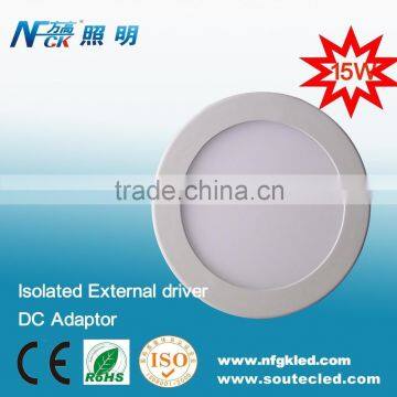 Best quality indoor round 15w led recessed panel light diffused led light panel led light panel manufacturers