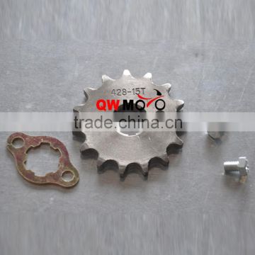 China Motorcycle ATV Pit Bike Parts 15T Tooth Engine Sprocket for 428 Chain