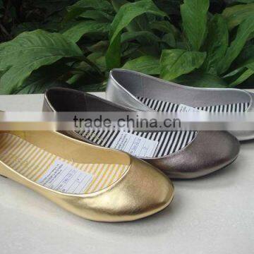 Gold and Silver wholesale flat shoes