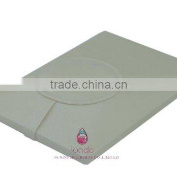 Provide Designing White Wooden Necklace Display Plate photo-5