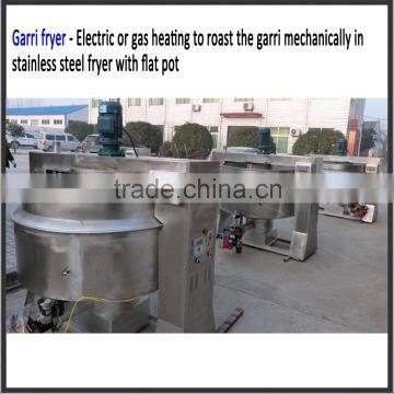 Industrial cassava garri frying machine garri processing plant