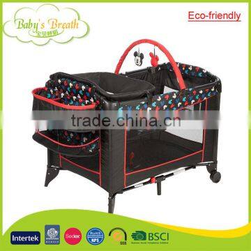 BP-04A eco-friendly material softtextile playpen baby playard, luxury baby playpen                        
                                                Quality Choice