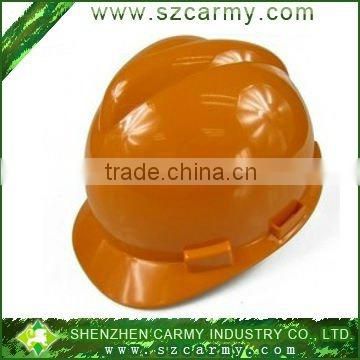 Plastic Anti-Crash Orange Mine Worker Use/Building Site Use Protective Safety Helmet