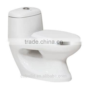 Bathroom S-trap washdown one piece toilet bathroom bidet seat