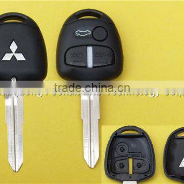 Replacement 3 Buttons Keyless Entry Remote Car Key Fob Shell Case With MIT11R Blade for Mitsubishi Lancer EVO