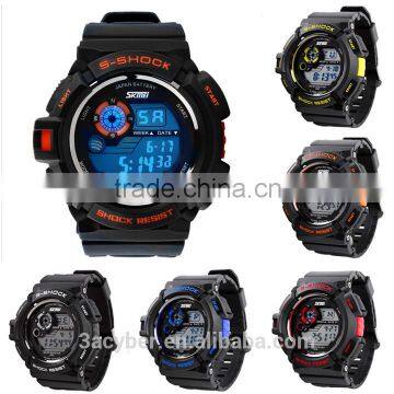 New Multi Function Men's LED Digital Alarm Sport Watch Dive 50M Waterproof