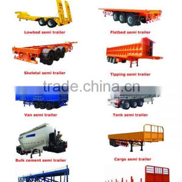 Hot sale low price high quality 40m3 50m3 60m3 cement tank semi trailer for sale