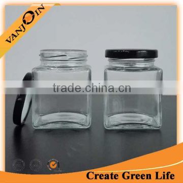 Small Square Glass Jar For Canning