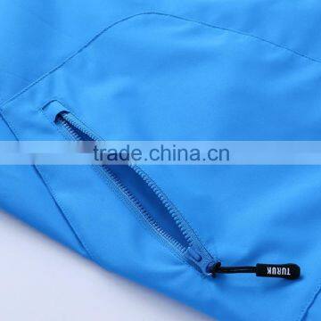 OEM Men Winter 10000mm Waterproof Blue Softshell Jacket photo-4