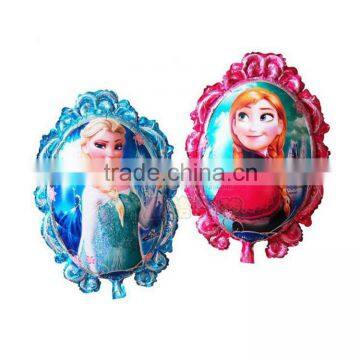 Large size 65*79cm magic mirror helium balloon front elsa back anna foil balloon                        
                                                Quality Choice