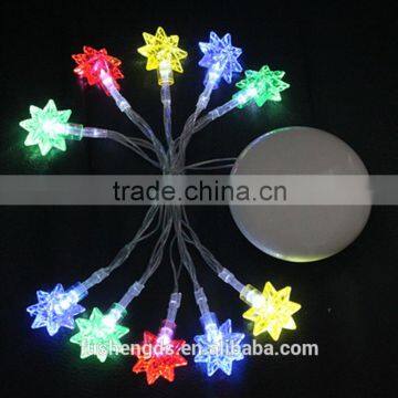 LED Christmas decorative septangle star light string