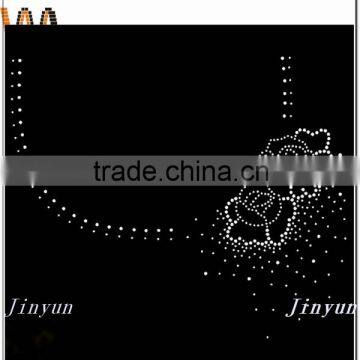 wholesales and DIY collar rhinestone heat transfer design