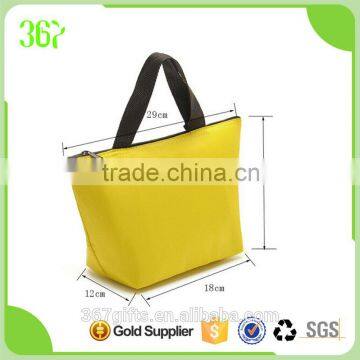 Disposable Lunch Tote Handle Insulated Mommy Cooler Bag for Frozen Food