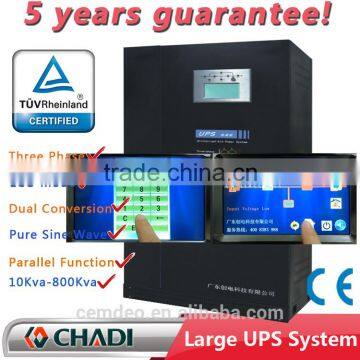 High pf Industrial 380v 400kva Ups Pure Sine Wave photo-4