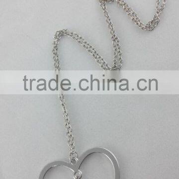 Fashion Simple Kids Alloy Necklace Love Pendant Long Chain Character Necklace photo-2