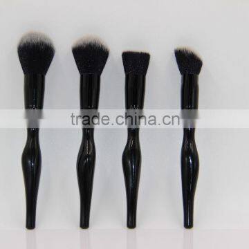 YMC Multi-Function Pro 4pcs Black Makeup Brush Set photo-3
