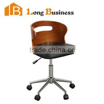 LB-5003-5 2015 New design PU cushion wooden bar stools chair