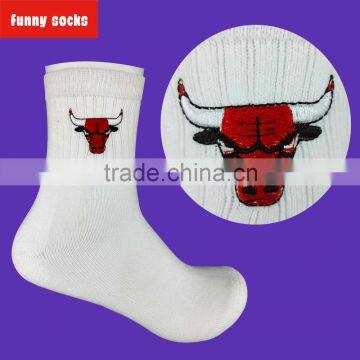 Custom Embroidery Socks Embroideied Logo Elite 200N Sport Sock for Sale photo-2
