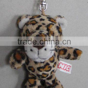 Mini Plush Toy Leopard Keychain