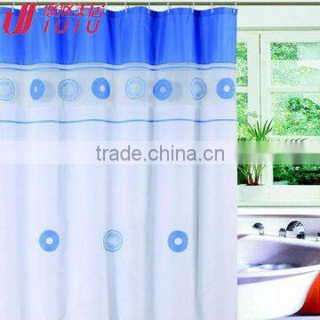 Printed PEVA cheap shower curtain