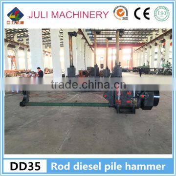 China new Dongtai Juli brand DD35 rod type diesel pile drive hammer
