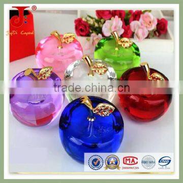 Diamond Cut Crystal Apple Shape, Crystal Souvenirs