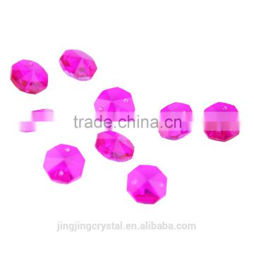 cheap colorful crystal octagon beads