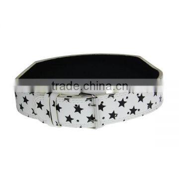 Latest style genuine leather weight lifting belt